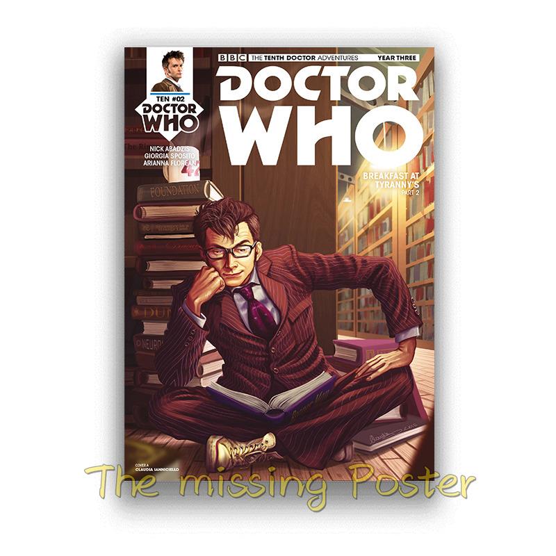 Movie Doctor Who Picture Art Decor White Coated Paper Poster Cafe Bar Wall Decor living room Home Decor