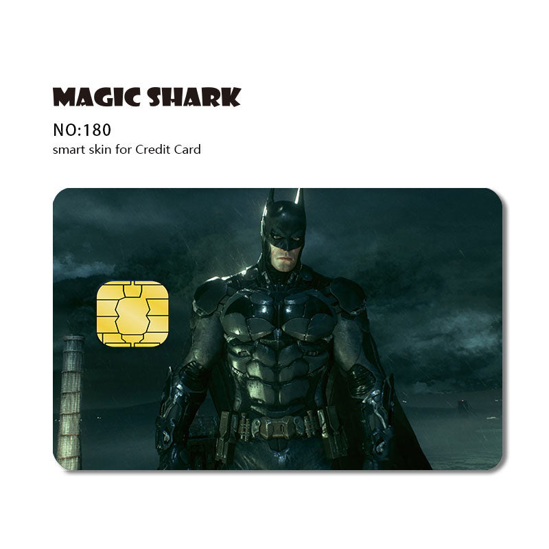 Magic Shark Matte Cartoon Cute Sticker Film Tape for Credit Card Debit Card Small Large Chip