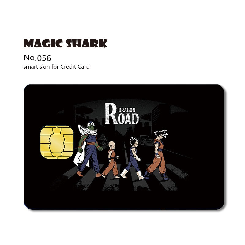 Magic Shark Matte Cartoon Cute Sticker Film Tape for Credit Card Debit Card Small Large Chip