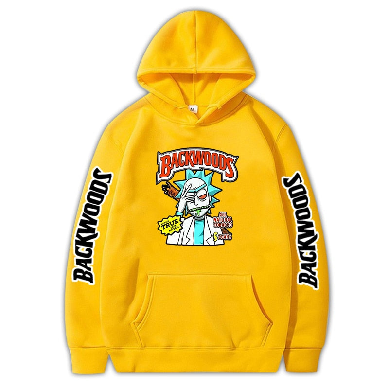 New Backwoods Printed Pullover Hoodie Sportwear Korean Version Clothing Casual F
