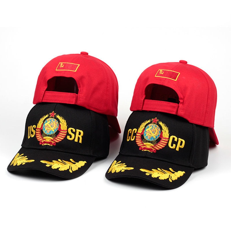 Unisex CCCP / USSR National Emblem Baseball Cap Cotton Snapback Caps Adjustable