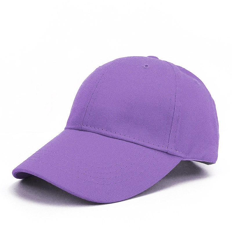 New Kids Solid Color Children Snapback Caps Baseball Cap With Spring Summer Hip