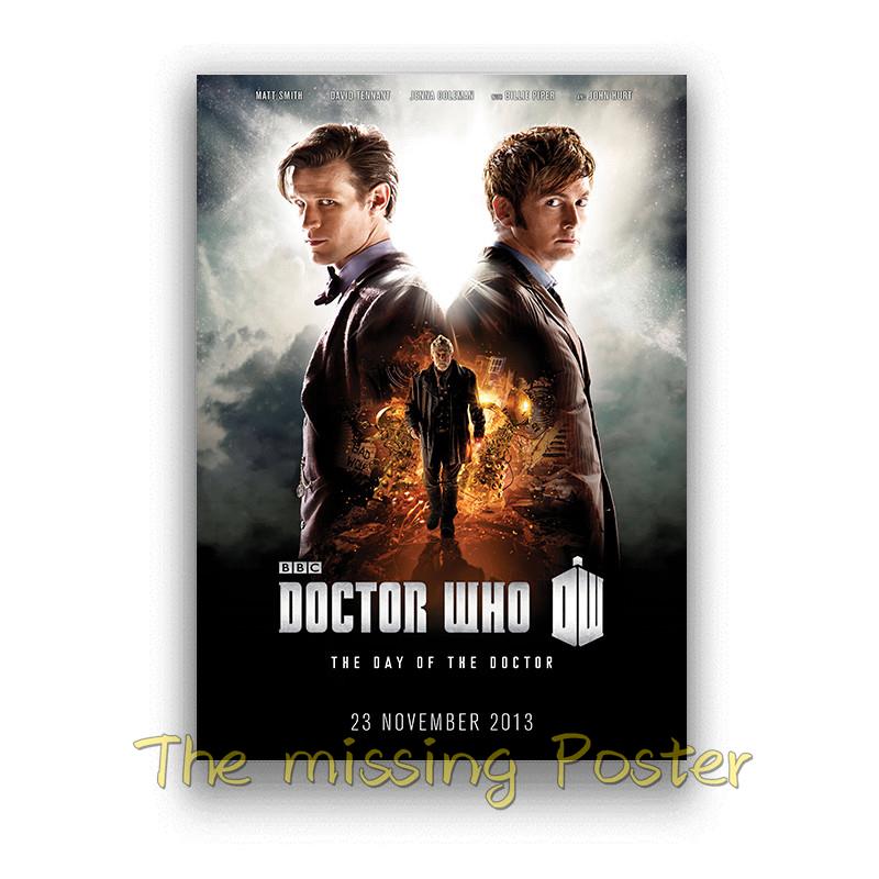 Movie Doctor Who Picture Art Decor White Coated Paper Poster Cafe Bar Wall Decor living room Home Decor