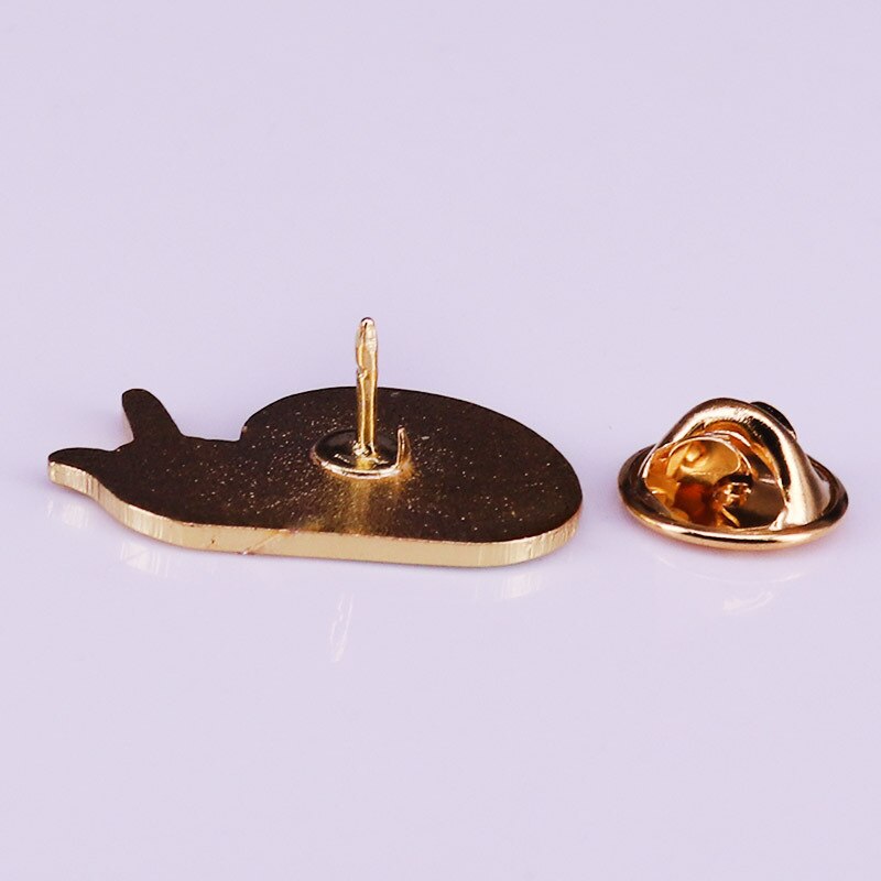 Middle finger snail brooch cute subtle sarcasm statement badge