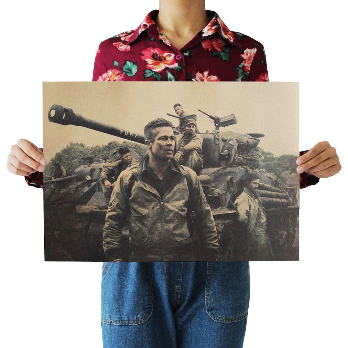 Movie Fury Kraft Paper Poster Home Wall Room Decoration Painting