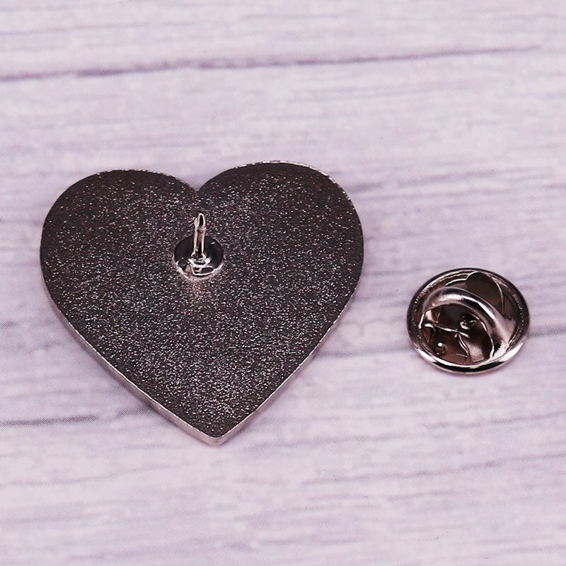 Multicolor Puzzle Brooch Autism Awareness Heart Puzzle Badge