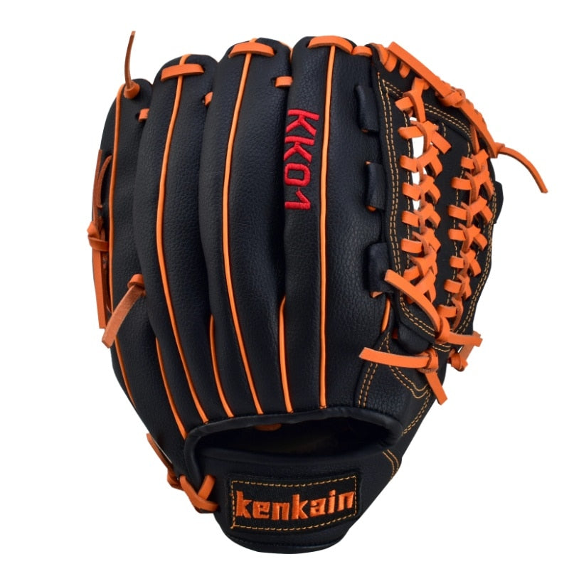 Left Hand Pvc Baseball Glove Youth Catchers Baseball Gloves Red for Adults Guante De Beisbol Sports Entertainment EI50BG