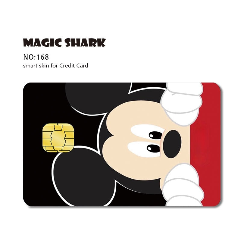 Magic Shark Matte Cartoon Cute Sticker Film Tape for Credit Card Debit Card Small Large Chip