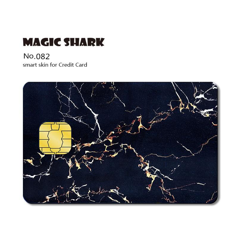 Matte 3M PVC Cartoon  Joker Half Cover Sticker Case Film for Big Small Chip Credit Debt Card