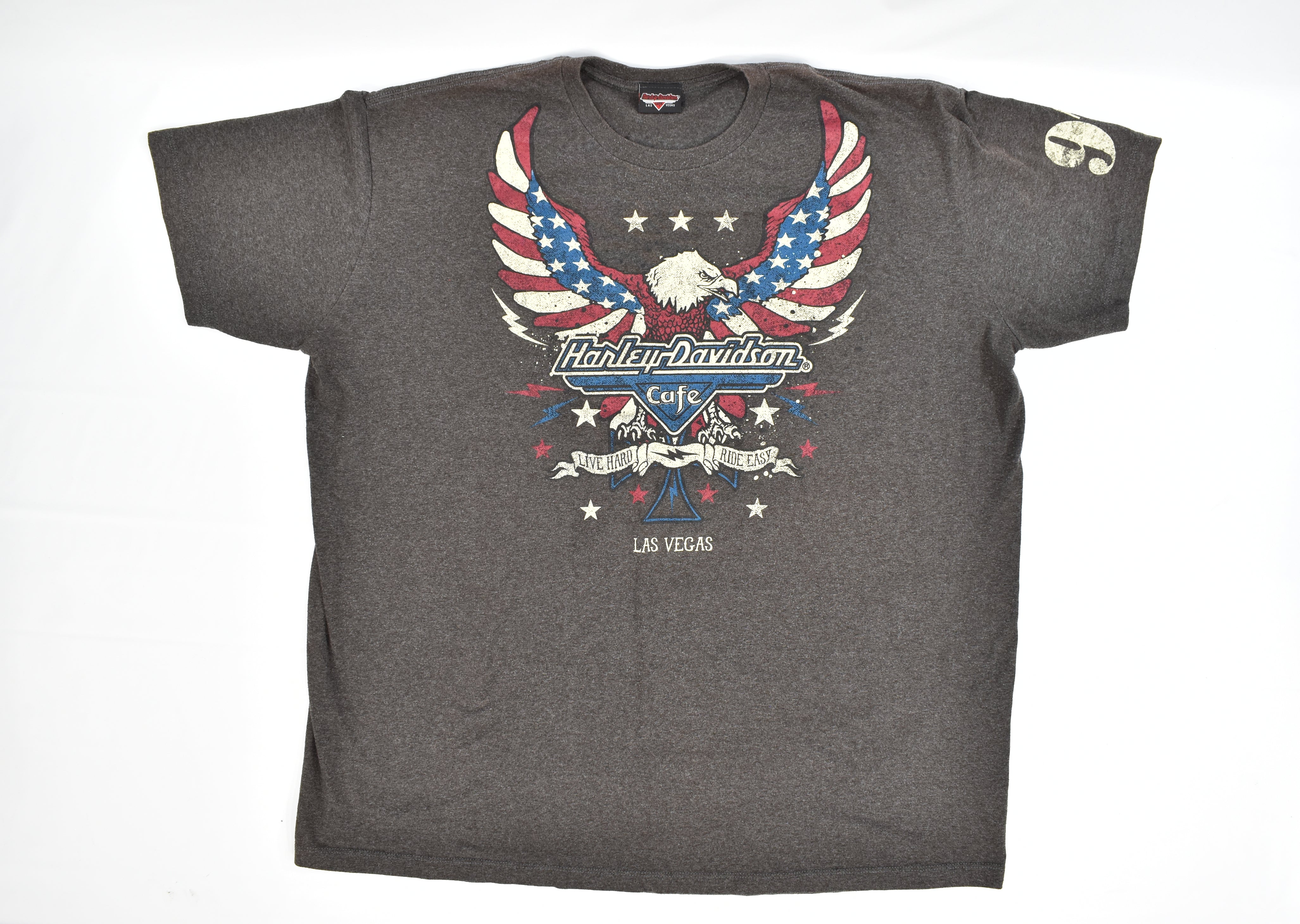 Harley Davidson Las Vegas Live Hard Ride 3XL Mens T-shirt