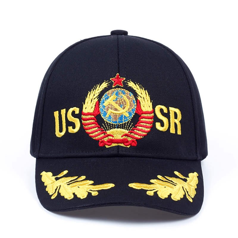 New Unisex Cotton Outdoor Baseball Cap Russian Emblem Embroidery Snapback Fashion Sports Hats For Men & Women Patriot golf Caps