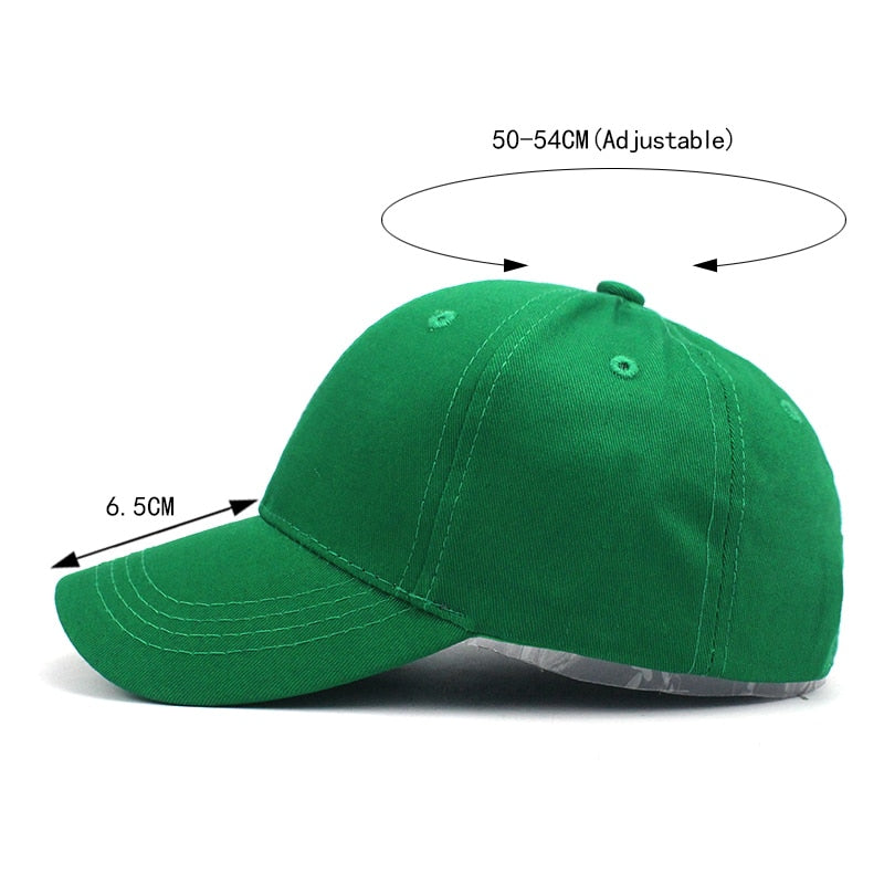 New Kids Solid Color Children Snapback Caps Baseball Cap With Spring Summer Hip