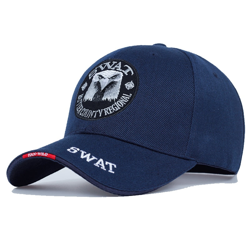 SWAT Army Cap Male Embroidered Eagle Black Baseball Caps Men Gorras Para Hombre