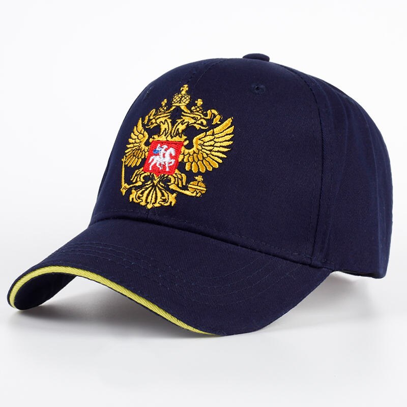New Unisex Cotton Outdoor Baseball Cap Russian Emblem Embroidery Snapback Fashion Sports Hats For Men & Women Patriot golf Caps