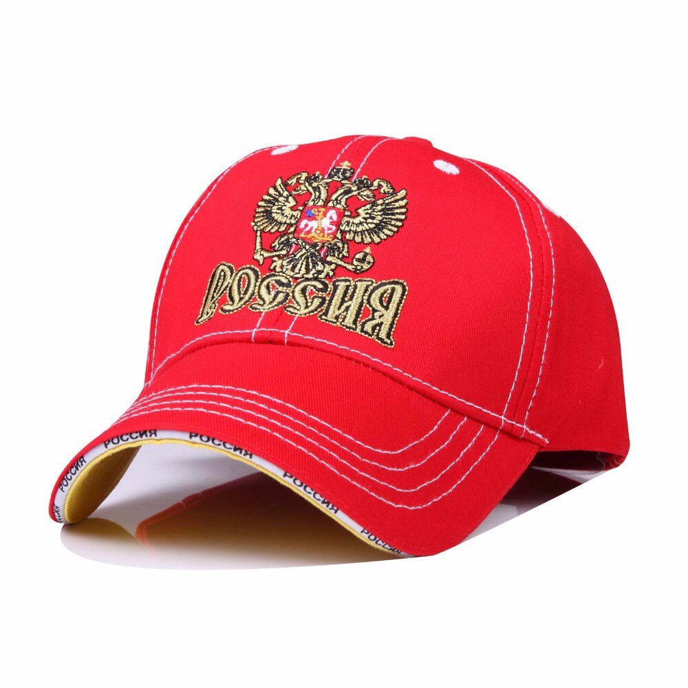 New Unisex Cotton Outdoor Baseball Cap Russian Emblem Embroidery Snapback Fashion Sports Hats For Men & Women Patriot golf Caps