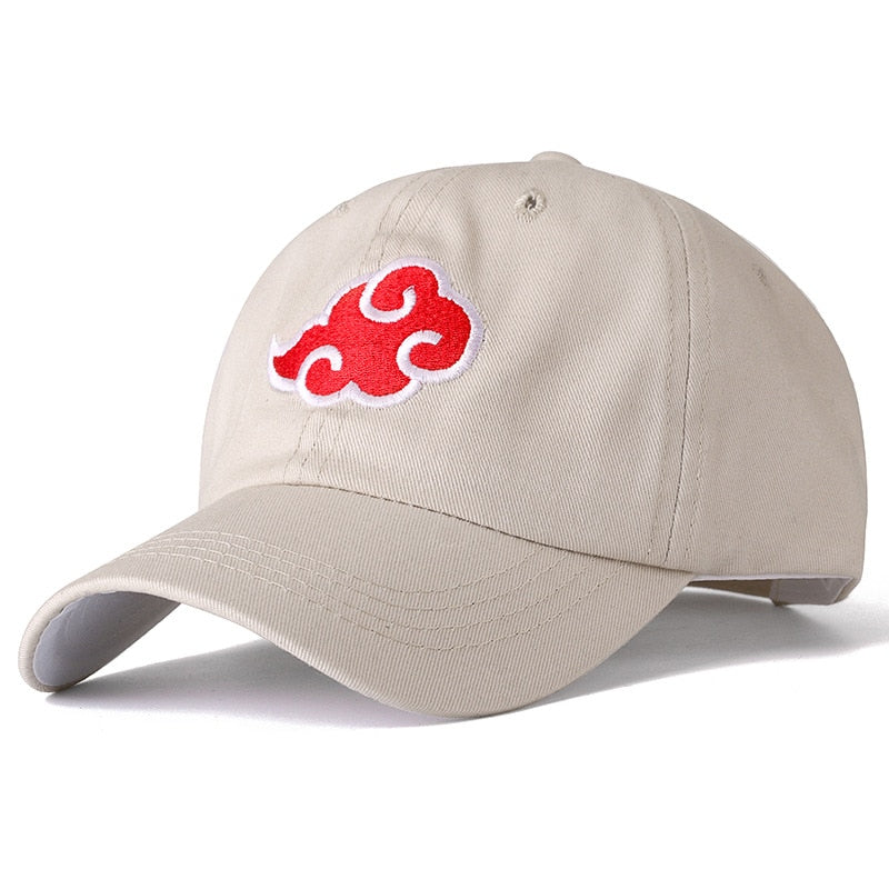 NARUTO Cotton Cap Japanese Akatsuki Logo Anime Dad Hat Uchiha Family Logo Embroidery Baseball Caps Black Snapback Hat