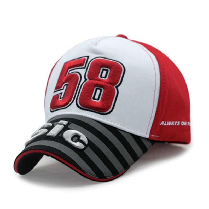 Memento moto gp motorfiets Italian Racer 58 Simoncelli san carlo baseball cap hiphop For Men Leisure Gorras Snapback hats