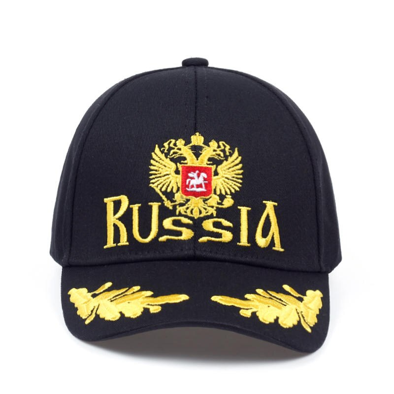 New Unisex Cotton Outdoor Baseball Cap Russian Emblem Embroidery Snapback Fashion Sports Hats For Men & Women Patriot golf Caps