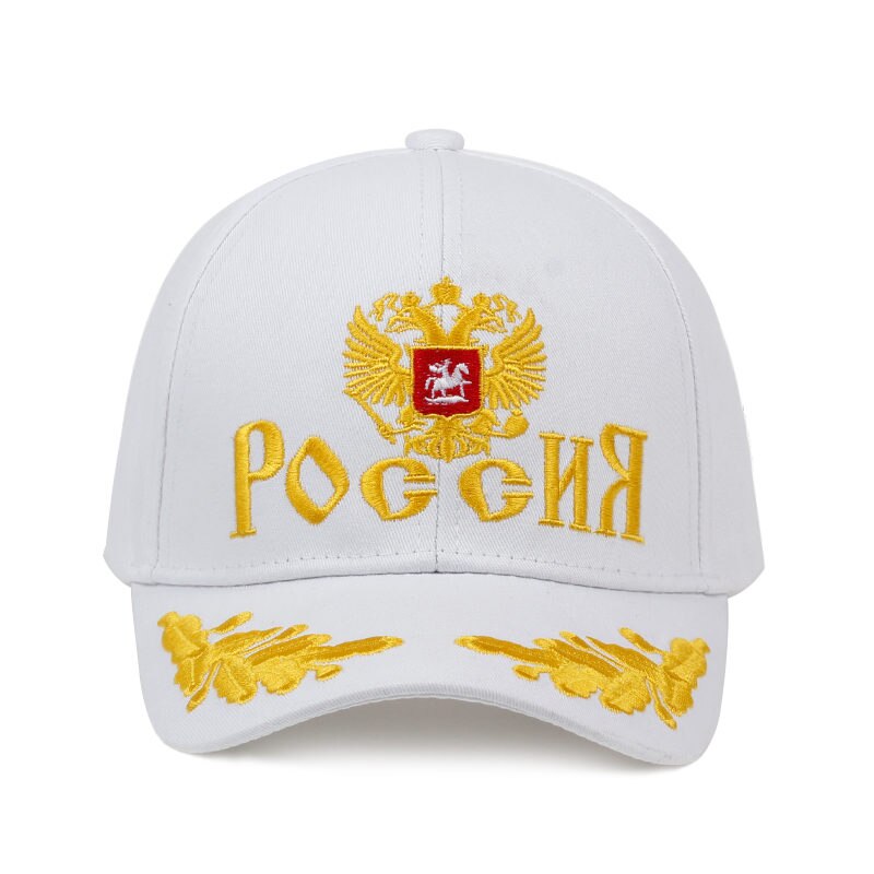 New Unisex Cotton Outdoor Baseball Cap Russian Emblem Embroidery Snapback Fashion Sports Hats For Men & Women Patriot golf Caps