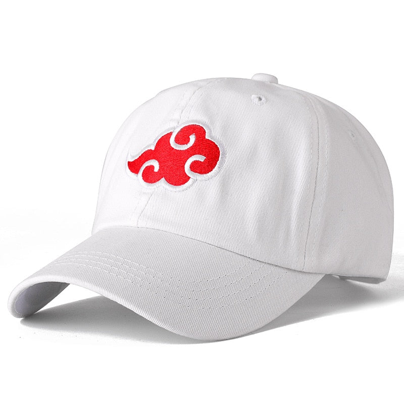 NARUTO Cotton Cap Japanese Akatsuki Logo Anime Dad Hat Uchiha Family Logo Embroidery Baseball Caps Black Snapback Hat