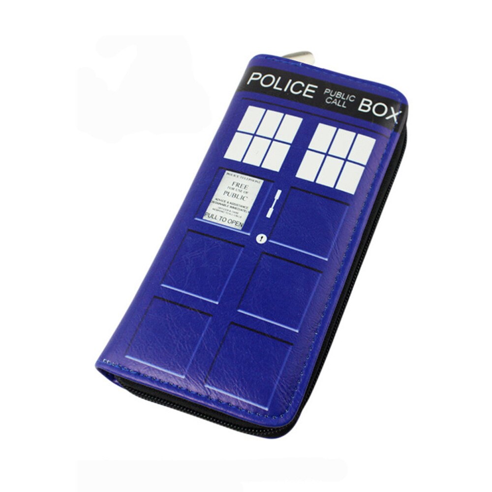 Movie American film Doctor Who PU Long Wallet Leather Zipper Purse Anime Big Capacity Fashion Hand Wallets for Men Women
