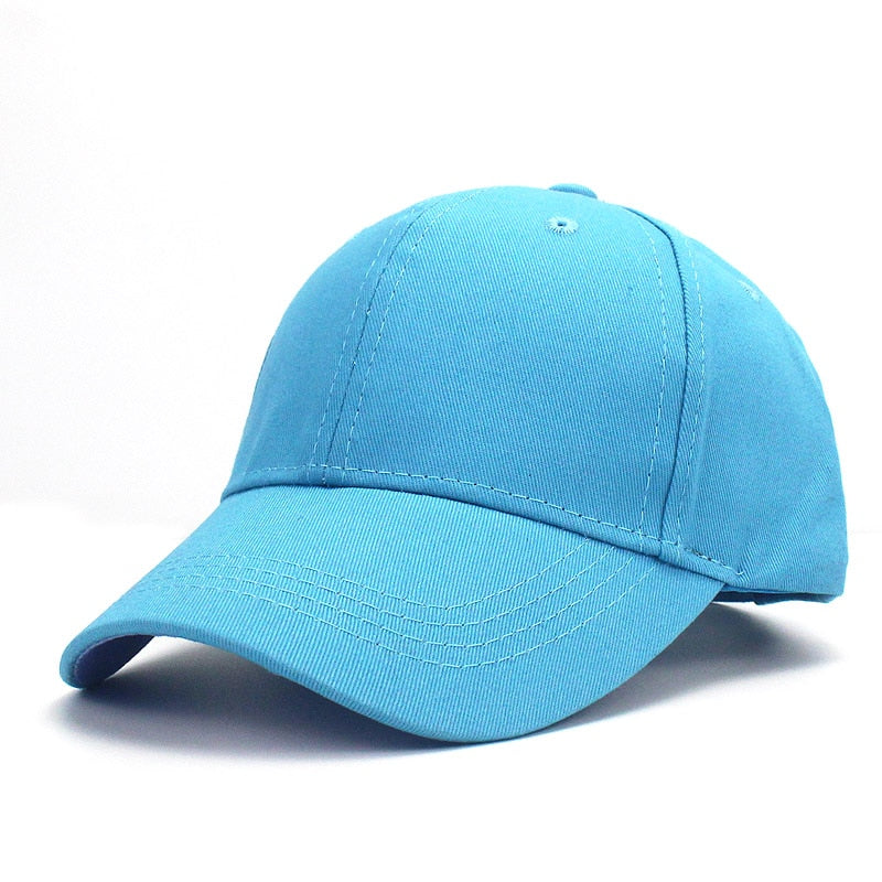 New Kids Solid Color Children Snapback Caps Baseball Cap With Spring Summer Hip