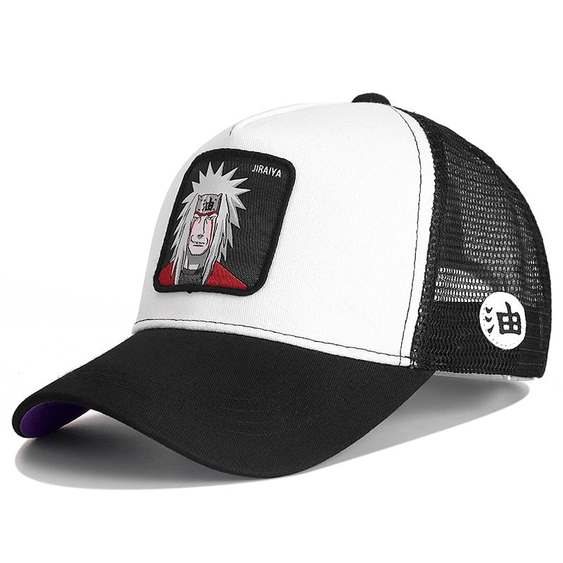 Newest Dragon Ball & Naruto Anime Mesh Cap Hot Style Patch Trucker Hat Curved Brim Baseball Cap Gorras Casquette