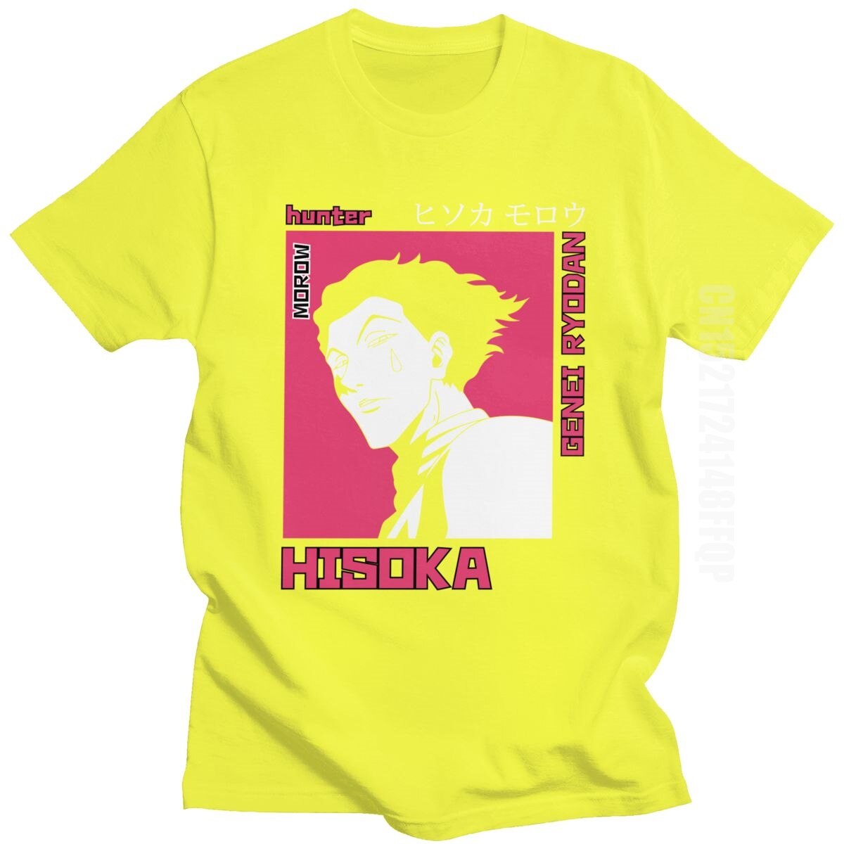 Men's Hunter X Hunter Tshirt Hisoka HXH Anime T Shirt 100% Cotton Clothing Fashion Manga Tee Tops Japan Style Gift Idea T-Shirt