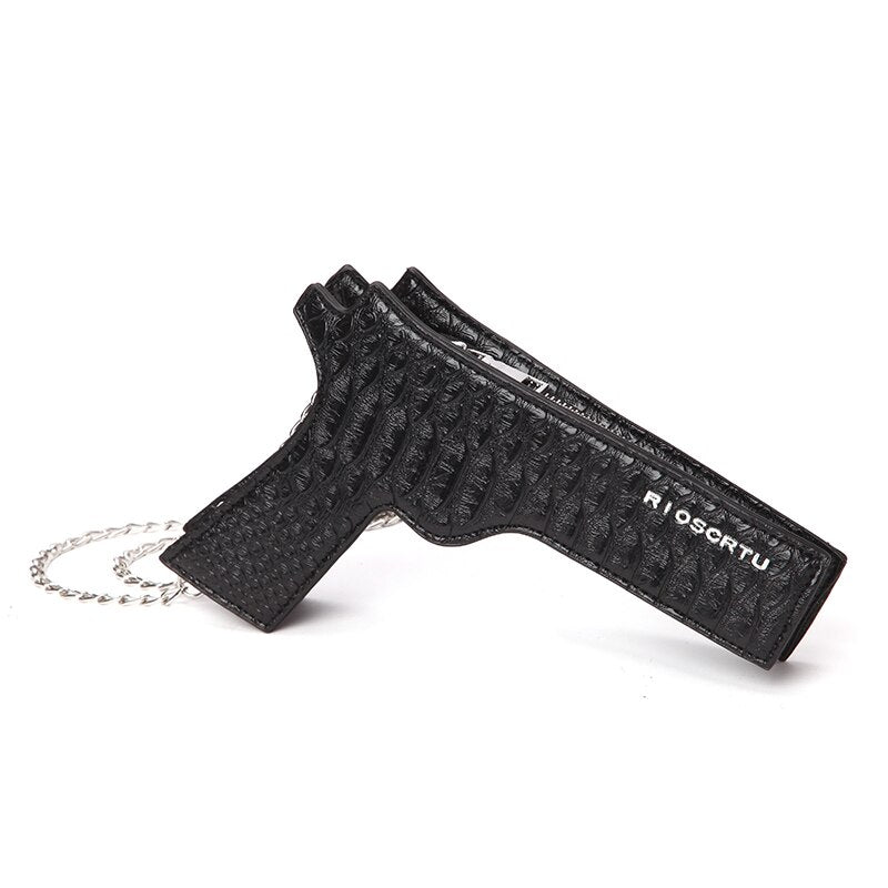 New Fashion Gun Design Women Purse Gun-shaped Bag Cool Small Messenger Bag