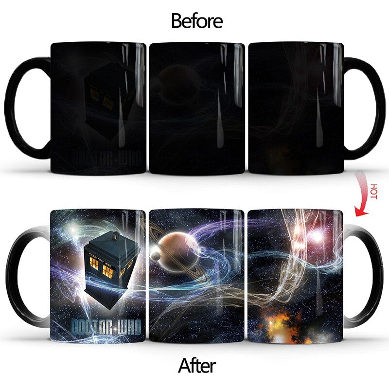 New 350ml Doctor Who Ceramic Milk Coffee Color Changing Mugs