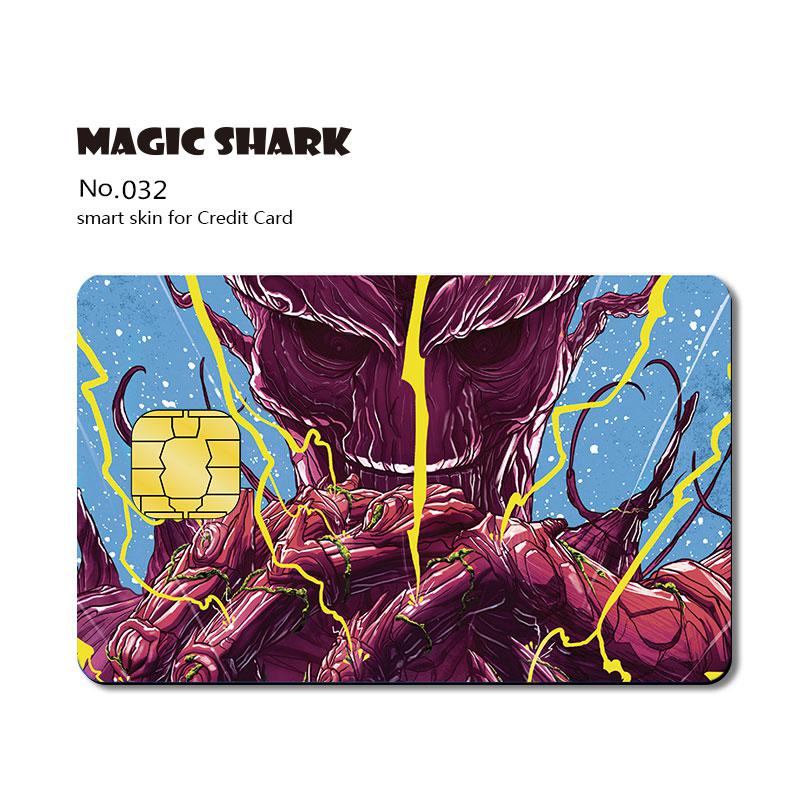 Magic Shark PVC 5 Years No Fade High Quality Cartoon Joker Dollar Flower Credit