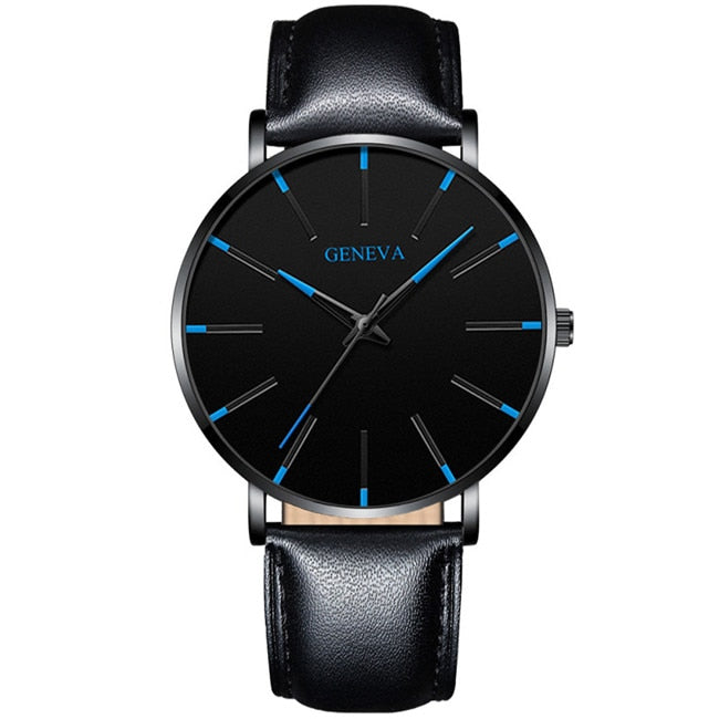 Minimalist Men's Fashion Ultra Thin Watches Simple Men Business Stainless Steel Mesh Belt Quartz Watch relogio masculino