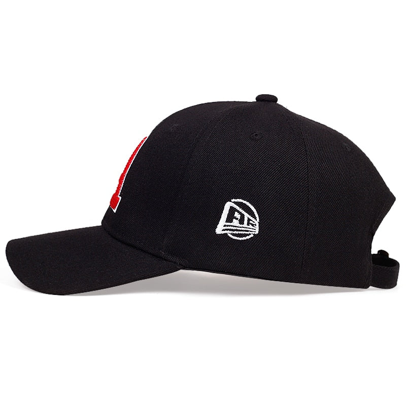 new Black Cap Hat Men Cotton Baseball Caps for Men Women Bones Masculino Branded Mens Caps Snapback Hip-Hop Hats