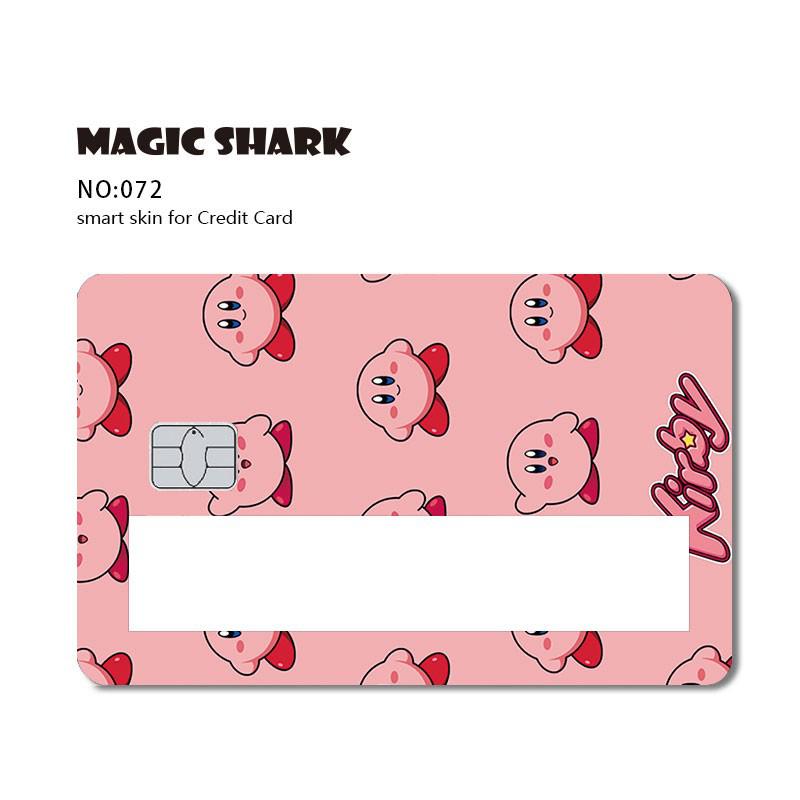 Magic Shark Poker Hunter Dog Out of Stock Car Snake Broke Black Card Window Sticker Film SKin Cover for Debit Credit Card