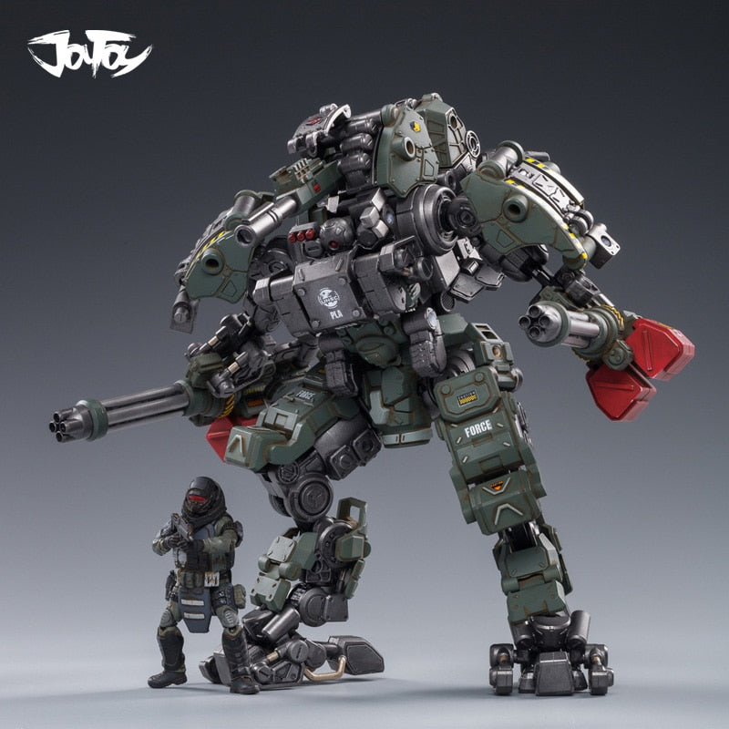 JOYTOY Action Figure H05 robot 23cm 1/25 Scale Collectible Green Color STEEL BONE ARMOR With Figure Doll Collection Toy