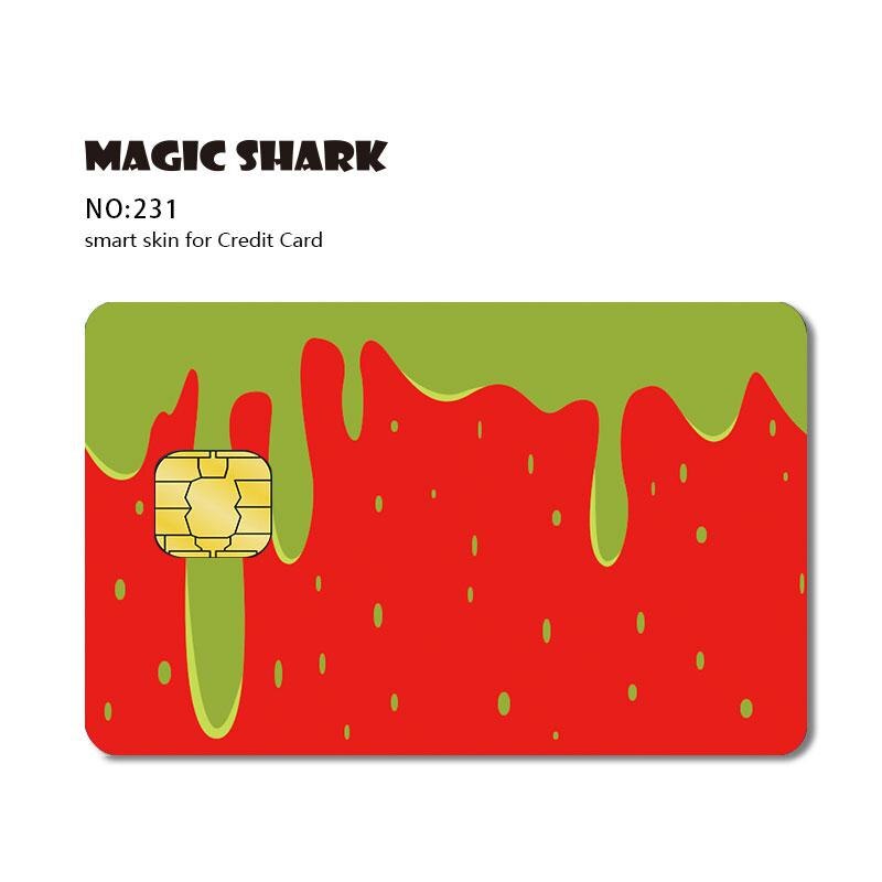 Magic Shark Broke Ice Cream Poker Game Simplson No Fade Film Case Cover Sticker