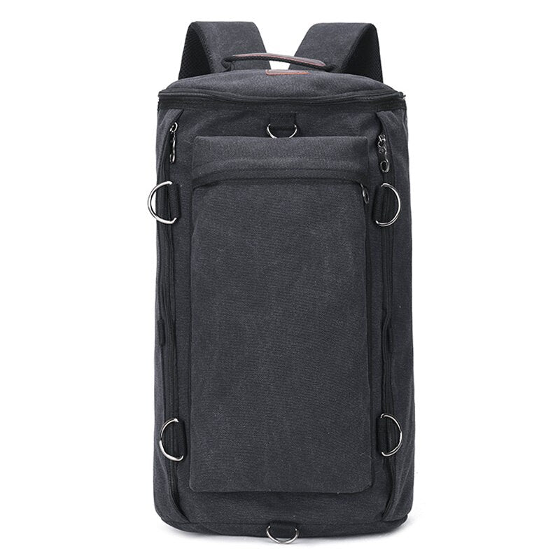 New Large Capacity Rucksack Man Travel Duffle Outdoor Backpack Male Luggage Canvas Bucket Shoulder Bags Men Camping Backpack
