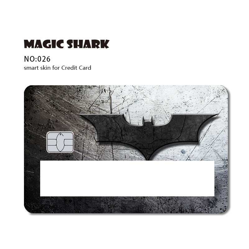 Magic Shark 2021 Fashion Matte Cute Cartoon PVC Window Credit Card Debit Card Sticker Film Skin Small Large Chip