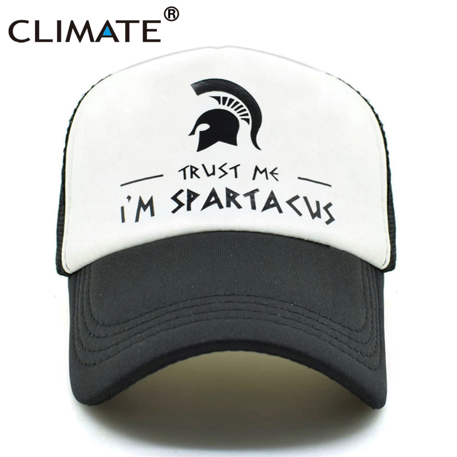 CLIMATE Summer Cool Trucker Cap Men Black Mesh Cap HotMesh Trucker Cap Net Baseball Hat