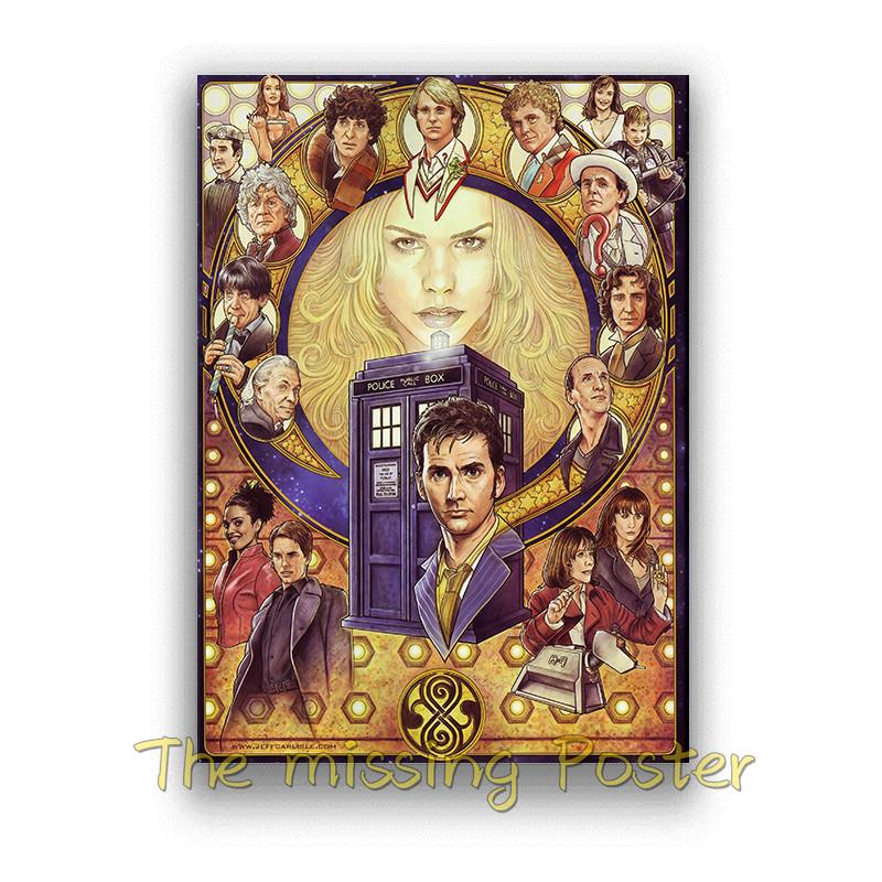 Movie Doctor Who Picture Art Decor White Coated Paper Poster Cafe Bar Wall Decor living room Home Decor