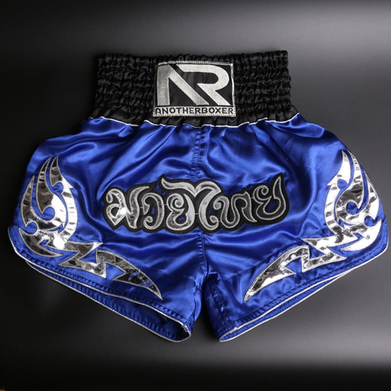 Muay Thai Boxing MMA Shorts for Men's Kids Teenagers MMA Shorts Kickboxing Fighting Trunks Sanda MMA Shorts Sports Short Pants
