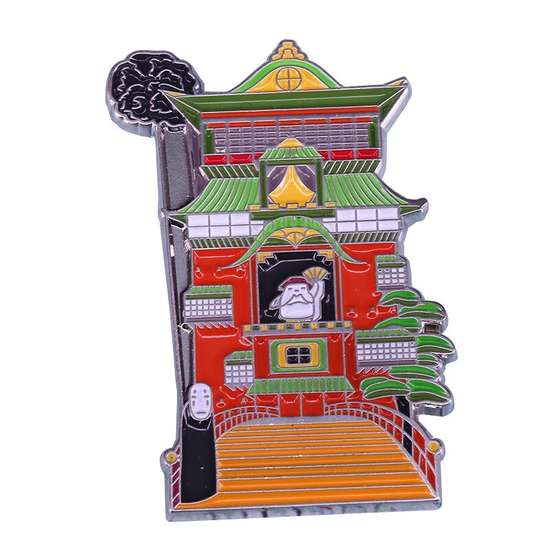 Oil House Brooch Fantasy Animation Movie Inspiration Badge