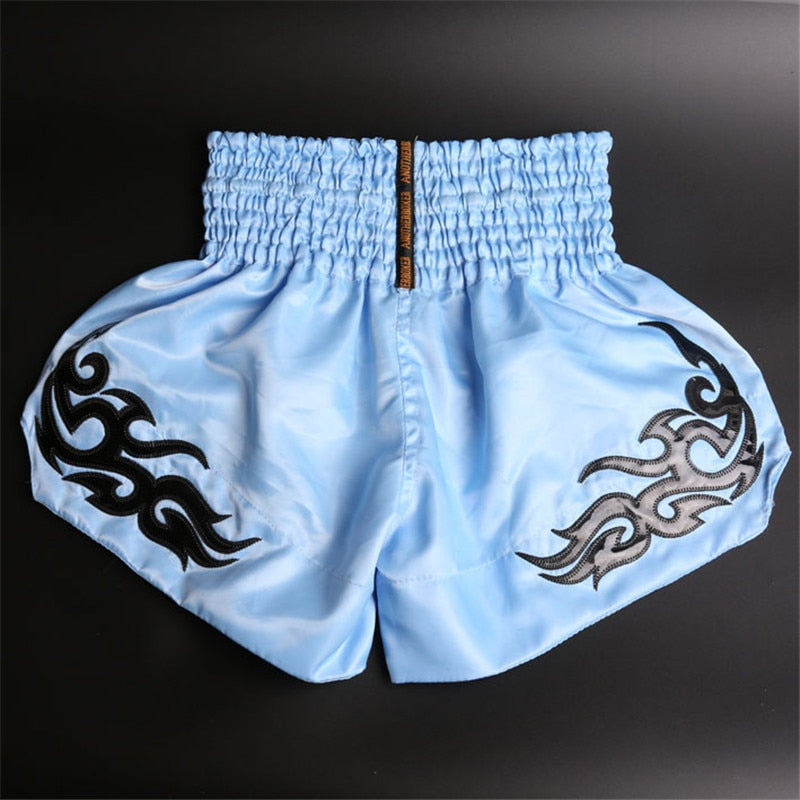 Muay Thai Boxing MMA Shorts for Men's Kids Teenagers MMA Shorts Kickboxing Fighting Trunks Sanda MMA Shorts Sports Short Pants
