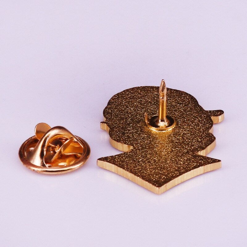 Mysterious and sharp dangerous woman brooch fashion art accessory