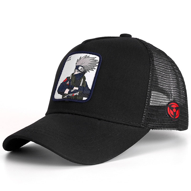 Newest Dragon Ball & Naruto Anime Mesh Cap Hot Style Patch Trucker Hat Curved Brim Baseball Cap Gorras Casquette
