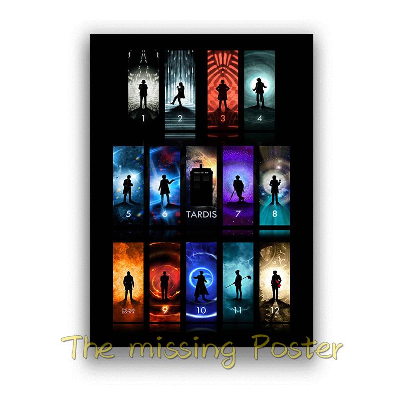 Movie Doctor Who Picture Art Decor White Coated Paper Poster Cafe Bar Wall Decor living room Home Decor