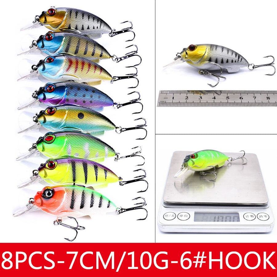 Jerkbait Minnow Hard Baits Fake Crankbait Fishing Lure Set Of Wobblers For Pike Trolling Tackle Artificial Bait Kit Swimbait Sea