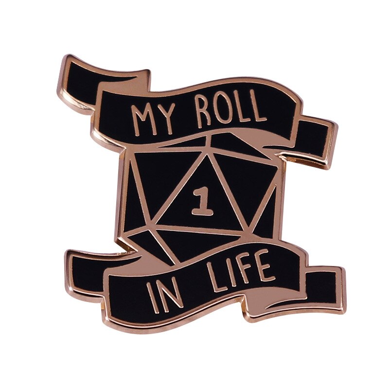 My Life Brooch Table Role Playing Game Cartoon Inspiration Badge