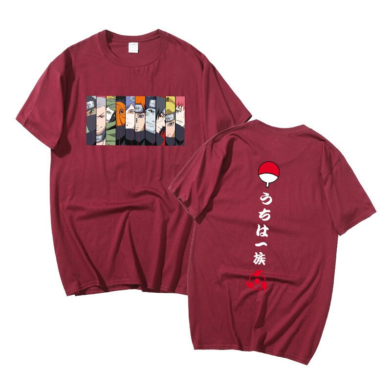 Men's tshirt Naruto Summer Harajuku Cool Unisex Short Sleeve t shirt Japanese Anime Funny Printed Streetwear T-shirt