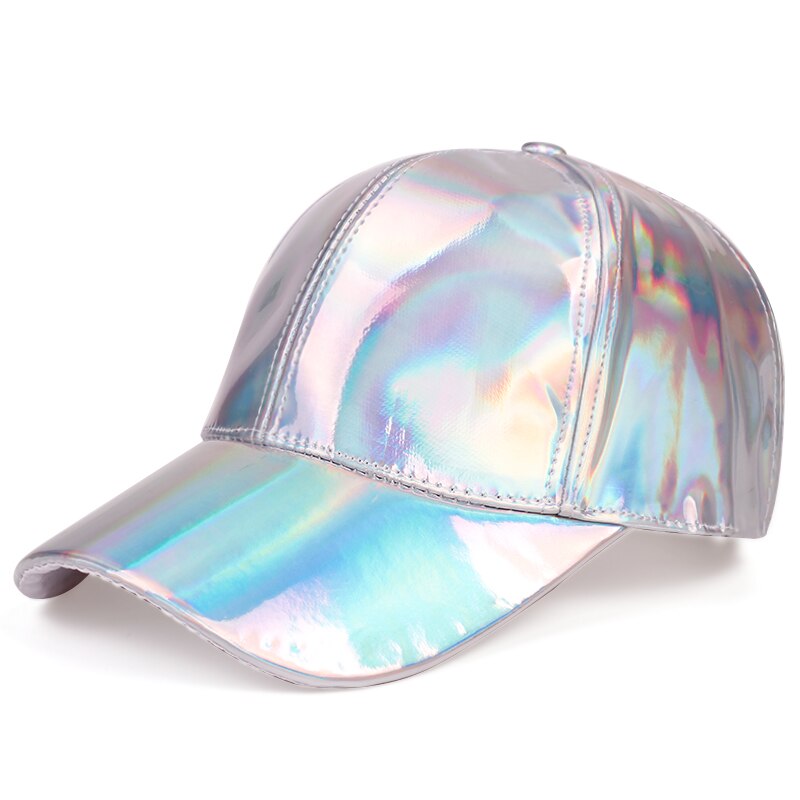 New summer light plate laser reflective baseball cap fashion multicolor trend hip-hop hat sports casual caps unisex wild hats